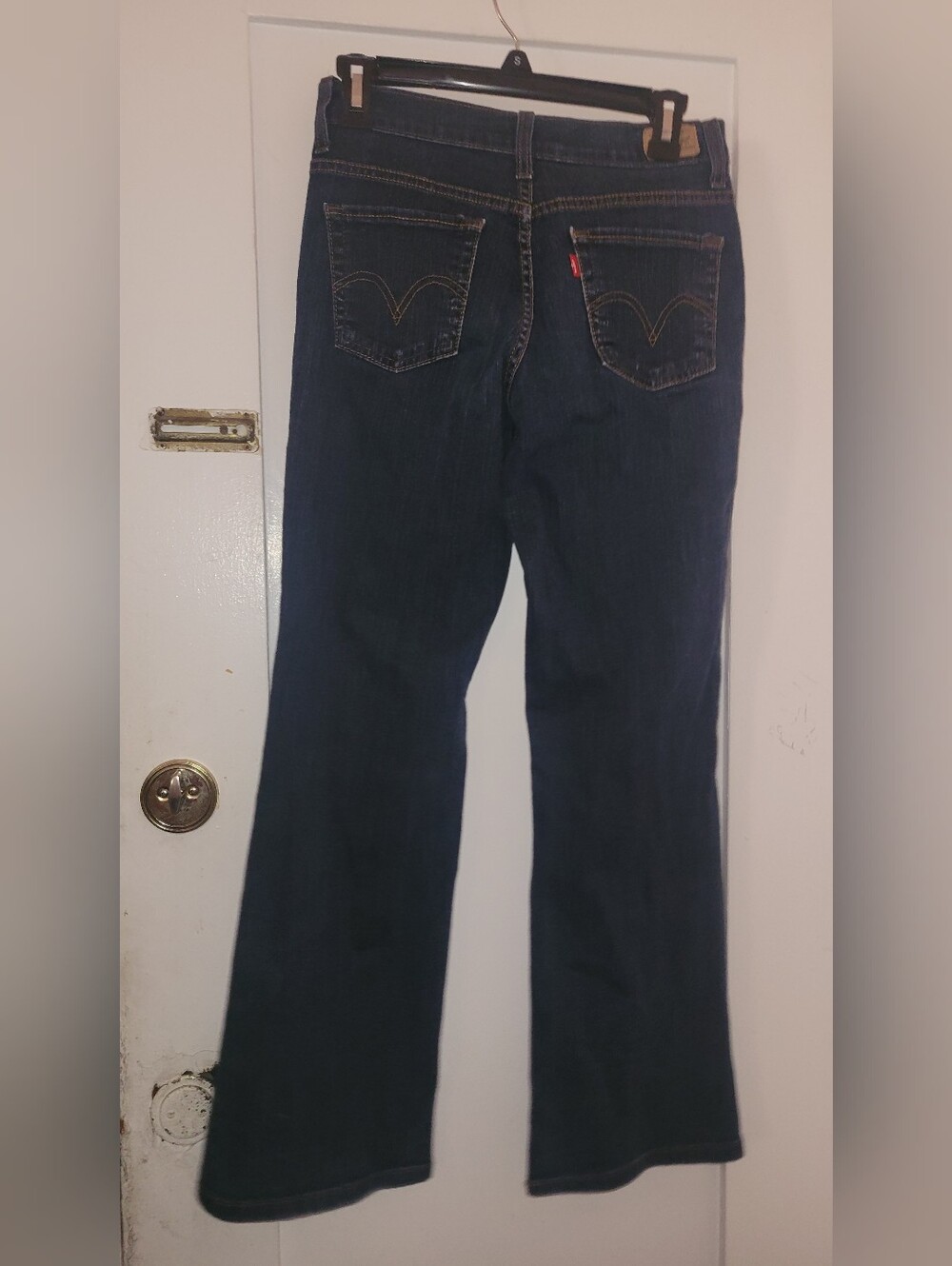 Levi's Dark Blue Wide Leg Jeans - Picture 6 of 14